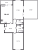 Планировка двухкомнатной квартиры площадью 99.14 кв. м в новостройке ЖК "Черная речка"