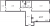 Планировка двухкомнатной квартиры площадью 67.77 кв. м в новостройке ЖК "Черная речка"