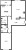 Планировка двухкомнатной квартиры площадью 74.33 кв. м в новостройке ЖК "Черная речка"