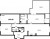 Планировка двухкомнатной квартиры площадью 109.88 кв. м в новостройке ЖК "Черная речка"