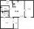 Планировка двухкомнатной квартиры площадью 65.88 кв. м в новостройке ЖК "Черная речка"