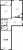 Планировка двухкомнатной квартиры площадью 68.08 кв. м в новостройке ЖК "Черная речка"