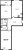 Планировка двухкомнатной квартиры площадью 68.79 кв. м в новостройке ЖК "Черная речка"