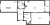 Планировка двухкомнатной квартиры площадью 75.49 кв. м в новостройке ЖК "Черная речка"