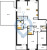 Планировка трехкомнатной квартиры площадью 133.37 кв. м в новостройке ЖК "Черная речка"