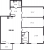 Планировка трехкомнатной квартиры площадью 98.96 кв. м в новостройке ЖК "Черная речка"