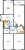 Планировка трехкомнатной квартиры площадью 87 кв. м в новостройке ЖК "Черная речка"