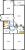 Планировка трехкомнатной квартиры площадью 87.2 кв. м в новостройке ЖК "Черная речка"