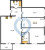 Планировка трехкомнатной квартиры площадью 98.3 кв. м в новостройке ЖК "Черная речка"