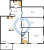 Планировка трехкомнатной квартиры площадью 98.7 кв. м в новостройке ЖК "Черная речка"