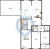Планировка трехкомнатной квартиры площадью 102.2 кв. м в новостройке ЖК "Черная речка"