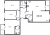 Планировка трехкомнатной квартиры площадью 108.1 кв. м в новостройке ЖК "Черная речка"