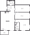 Планировка трехкомнатной квартиры площадью 99.05 кв. м в новостройке ЖК "Черная речка"