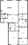 Планировка трехкомнатной квартиры площадью 134.2 кв. м в новостройке ЖК "Futurist"