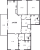 Планировка трехкомнатной квартиры площадью 144 кв. м в новостройке ЖК "Futurist"