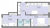 Планировка двухкомнатной квартиры площадью 53.6 кв. м в новостройке ЖК "Ручьи"