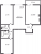 Планировка трехкомнатной квартиры площадью 67.5 кв. м в новостройке ЖК "Ручьи"