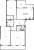 Планировка трехкомнатной квартиры площадью 144.2 кв. м в новостройке ЖК "Familia"