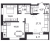 Планировка двухкомнатной квартиры площадью 76 кв. м в новостройке ЖК "Звезды Столиц"
