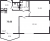 Планировка двухкомнатной квартиры площадью 75.6 кв. м в новостройке ЖК "Звезды Столиц"
