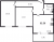 Планировка двухкомнатной квартиры площадью 62.5 кв. м в новостройке ЖК "Звезды Столиц"