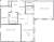 Планировка однокомнатной квартиры площадью 78.73 кв. м в новостройке ЖК "Amo"