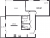 Планировка двухкомнатной квартиры площадью 62.42 кв. м в новостройке ЖК "ID Кудрово"