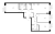 Планировка трехкомнатной квартиры площадью 80.7 кв. м в новостройке ЖК "Аэронавт"