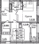 Планировка однокомнатной квартиры площадью 44.27 кв. м в новостройке ЖК "БелАрт"
