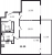 Планировка двухкомнатной квартиры площадью 55.3 кв. м в новостройке ЖК "БелАрт"