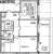Планировка двухкомнатной квартиры площадью 55.58 кв. м в новостройке ЖК "БелАрт"