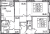 Планировка двухкомнатной квартиры площадью 59.81 кв. м в новостройке ЖК "БелАрт"