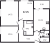 Планировка трехкомнатной квартиры площадью 67.25 кв. м в новостройке ЖК "БелАрт"