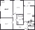 Планировка трехкомнатной квартиры площадью 68.67 кв. м в новостройке ЖК "БелАрт"