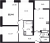 Планировка трехкомнатной квартиры площадью 68.44 кв. м в новостройке ЖК "БелАрт"