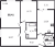 Планировка трехкомнатной квартиры площадью 68.3 кв. м в новостройке ЖК "БелАрт"
