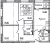 Планировка трехкомнатной квартиры площадью 68.77 кв. м в новостройке ЖК "БелАрт"