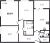 Планировка трехкомнатной квартиры площадью 68.9 кв. м в новостройке ЖК "БелАрт"