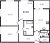 Планировка трехкомнатной квартиры площадью 67.1 кв. м в новостройке ЖК "БелАрт"