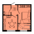 Планировка однокомнатной квартиры площадью 34.86 кв. м в новостройке ЖК "Pixel"