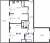Планировка двухкомнатных апартаментов площадью 65.67 кв. м в новостройке ЖК "Neva Residence"