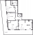 Планировка трехкомнатных апартаментов площадью 80.9 кв. м в новостройке ЖК "Neva Residence"
