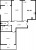 Планировка трехкомнатной квартиры площадью 94.16 кв. м в новостройке ЖК "Морская набережная"