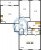 Планировка трехкомнатной квартиры площадью 104.9 кв. м в новостройке ЖК "Панорама парк Сосновка"