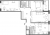 Планировка трехкомнатной квартиры площадью 108.9 кв. м в новостройке ЖК "Галактика Премиум"