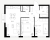 Планировка двухкомнатной квартиры площадью 52.22 кв. м в новостройке ЖК "Таллинский парк"