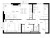 Планировка двухкомнатной квартиры площадью 56.84 кв. м в новостройке ЖК "Таллинский парк"