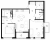 Планировка двухкомнатной квартиры площадью 64.7 кв. м в новостройке ЖК "Белый остров"