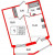 Планировка однокомнатной квартиры площадью 37.97 кв. м в новостройке ЖК "FoRest Аквилон"