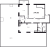 Планировка двухкомнатной квартиры площадью 144.7 кв. м в новостройке ЖК Upoint